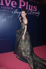 高清图：众星广州穿越时尚 张静初造型美艳