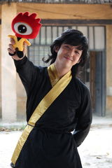 独家高清图：韩国演员金起范对话新浪韩娱