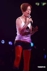 幻灯：郑秀文许志安相拥献唱 梁洛施李嘉欣捧场