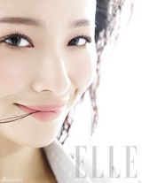 高清图：江一燕《ELLE》封面大片清新灵动