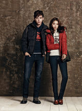 高清组图：李钟硕朴信惠冬装大片亲密有型