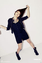 高清组图：乐基儿潮范儿十足 演绎百变造型