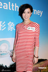 幻灯图：佘诗曼任体检代言人 爱吃蟹胆固醇偏高 