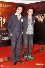 高清图：《叶问2》香港首映 甄子丹洪金宝“对决”