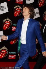 组图：滚石乐队出席摄影展 纪念50周年