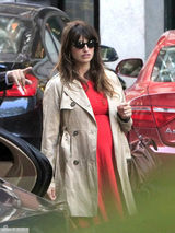 组图：38岁影后佩内洛普怀二胎 明艳红裙挺大肚