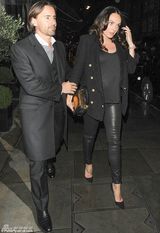 组图：F1总裁女儿孕相足 外出就餐丈夫深情搀扶