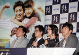 高清组图：韩星金善雅金柱赫携手宣传新片《斗魂》