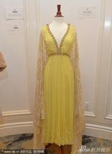 组图：林赛-罗韩出席首映金裙秀美背 红唇风骚献吻