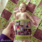 组图：杯子宝宝创意照走红 妈妈齐呼卡哇伊