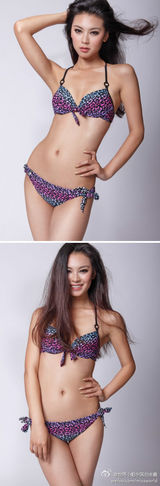 组图：新科世界小姐于文霞微博美图集锦