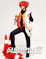 周笔畅红发烟熏登封面 称拍摄尺度不设限