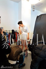 幻灯图：小宋佳世博会拍时装大片 精美花絮曝光