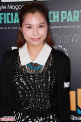 组图：张柏文出席杂志派对 何佩瑜张暖雅比艳