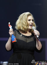 组图：第32届全英奖 阿黛尔获最佳专辑等大奖