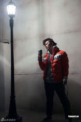 高清组图：陈奕迅拍广告 创意多多展现运动魅力