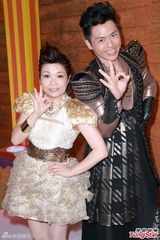 组图：《千奇百趣》录影 马国明李诗韵出席