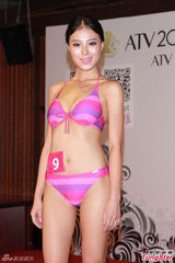 组图：亚洲小姐选拔深圳面试 选手身段招数各异