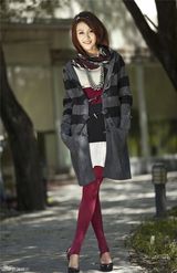 高清图：贾青最新绚丽写真 极致色彩点亮明媚早春