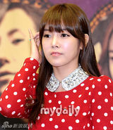 组图：韩女团T-ara素妍孝敏出席音乐剧发布会