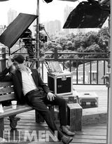 组图：陶喆全新《ELLEMEN》黑白大片