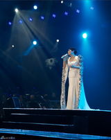 高清图：毛阿敏唱响北京万人共怀旧 穿越时空20年