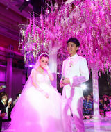 组图：贾乃亮李小璐演绎浪漫童话婚礼