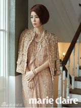 组图：韩星金成玲时尚写真 气质干练高贵典雅