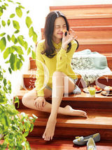 组图：白百何恬静快乐大片 乐享家居时光