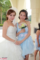 组图：众亲友出席麦雅致张颖康大婚