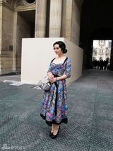 组图：范冰冰复古造型现身巴黎 成80后时尚榜样