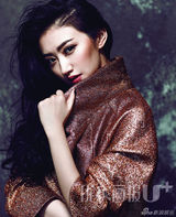 组图：景甜登《优家画报》气质复古