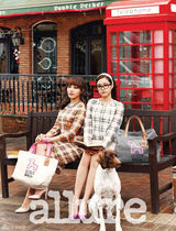 韩团A Pink郑恩地孙娜恩携宠物犬狗写真(图)