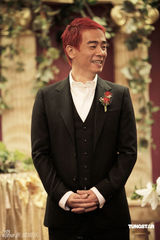 高清图：陈小春应采儿赌城大婚 曾志伟钟镇涛见证