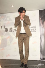 组图：车胜元台湾举行粉丝会 称最佳爱情是家人