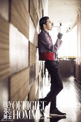 组图：俞灏明登《时装男士》变身时尚英伦绅士