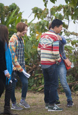 组图：《临时同居》开拍 郑秀文张家辉牵手撒欢