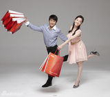 幻灯图集：林申蒋梦婕圣诞写真 演绎80后情侣生活