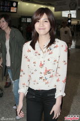 组图：陈妍希访港宣传新碟 避谈绯闻男友古天乐