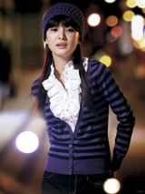 高清组图：宋慧乔甜美代言亦动亦静 携手谢霆锋