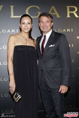 组图：名模马诗慧出席活动望女儿早日戒烟