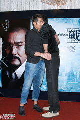 组图：梁家辉调侃郭富城绯闻 双影帝期待《寒战》续集