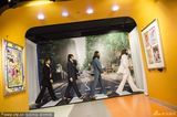组图：披头士乐队蜡像展获热捧 Q版造型可爱
