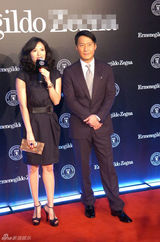 组图：黎明李治廷齐亮相时尚活动 贵气有型各成风格