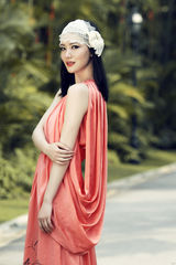 高清图：唐于鸿拍复古写真 风情万种展异域情调