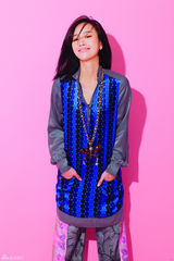 组图：张檬最新时尚大片展多面气质