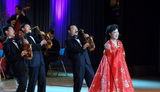 高清组图：朝鲜在平壤举行春节音乐会