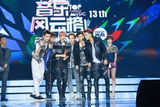 组图：EXO-M获音乐风云榜最受欢迎组合奖