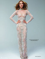 组图：变女郎罗茜-汉丁顿《ELLE》大片玉腿秀场