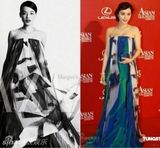 组图：盘点舒淇范冰冰13次华丽丽撞衫